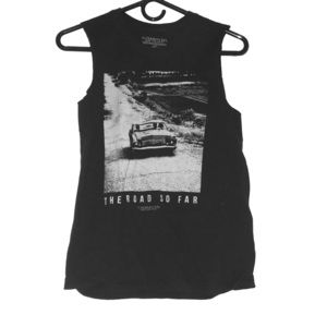 the road so far supernatural muscle shirt NWOT